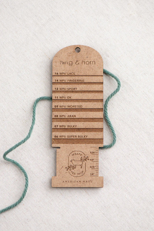 Twig & Horn Wraps Per Inch Tool