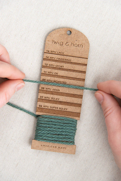 Twig & Horn Wraps Per Inch Tool
