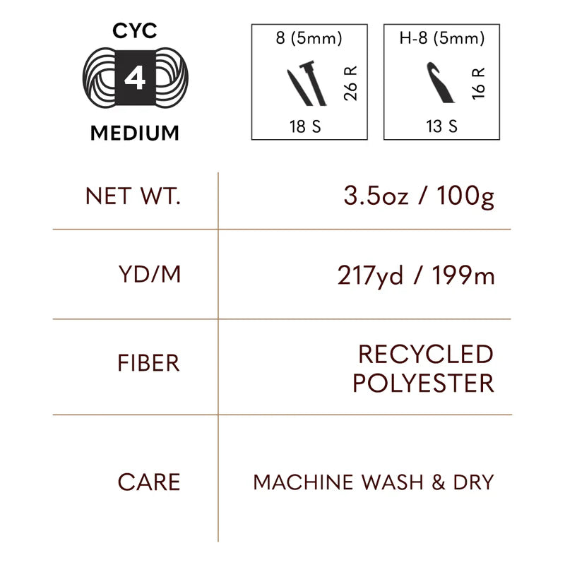 Lion Brand Yarns Re-Make - Chestnut