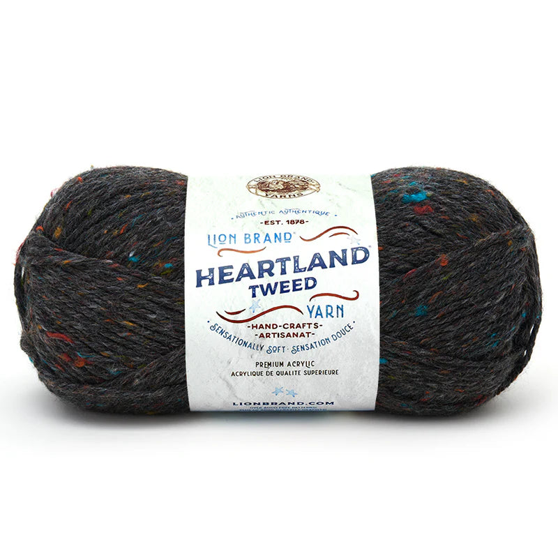 Lion Brand Yarns Heartland - Black Canyon Tweed
