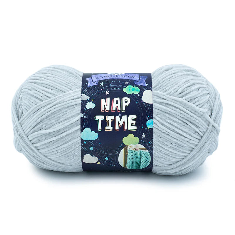 Lion Brand Yarn A Star Is Born: Naptime Yarn - Pale Grey