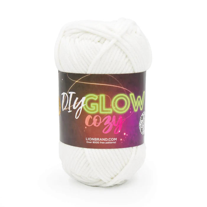 Lion Brand Yarns DIY Glow Cozy - White
