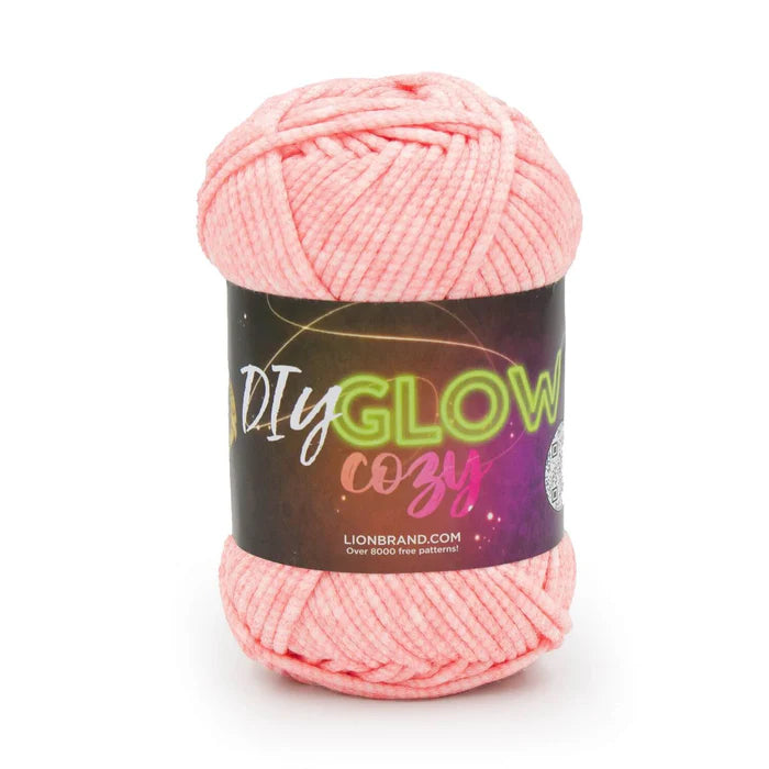 Lion Brand Yarns DIY Glow Cozy - Pink