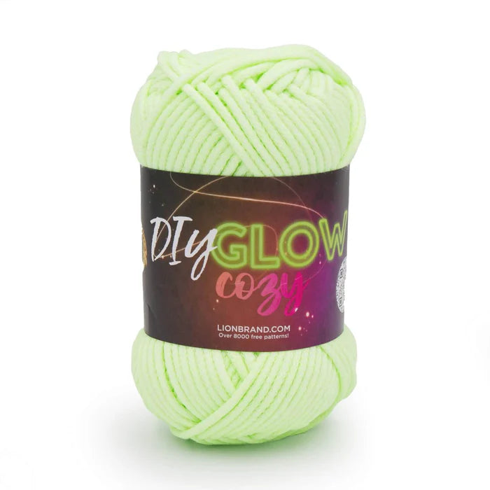 Lion Brand Yarns DIY Glow Cozy - Neon Green