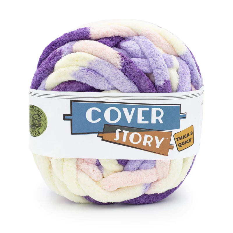 Lion Brand Yarns Cover Story Thick & Quick - Lavender Fields