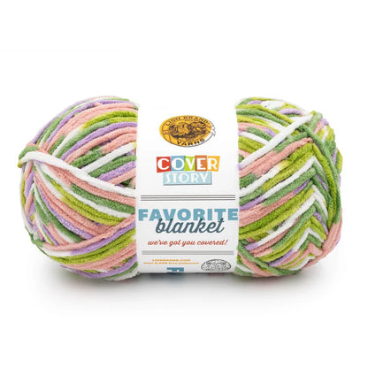 Lion Brand Yarns Cover Story Favorite Blanket - Bloom