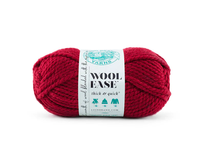 Lion Brand Yarns Wool Ease Thick & Quick - Cranberry