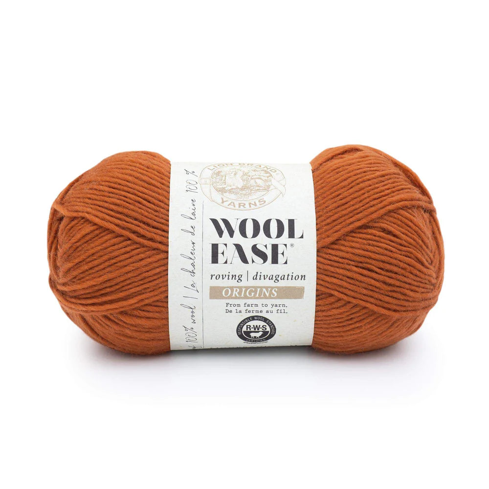 Lion Brand Yarns Wool-Ease Roving Origins - Pumpkin Spice