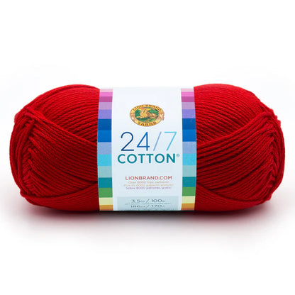 Lion Brand Yarns 24/7 Cotton - Red