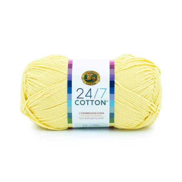Lion Brand Yarns 24/7 Cotton - Lemon