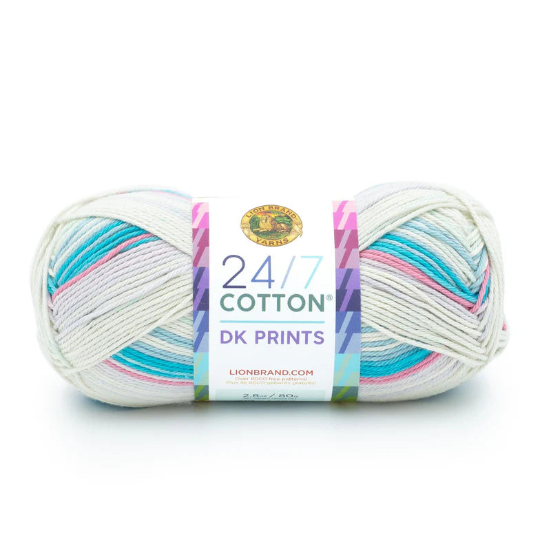 Lion Brand Yarns 24/7 Cotton DK Prints - Magical