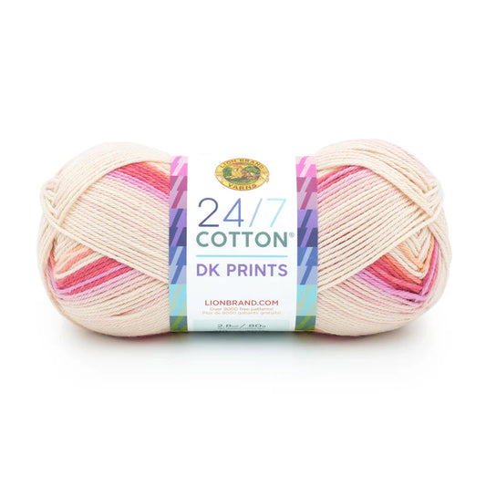 Lion Brand Yarns 24/7 Cotton DK Prints - Flamingo