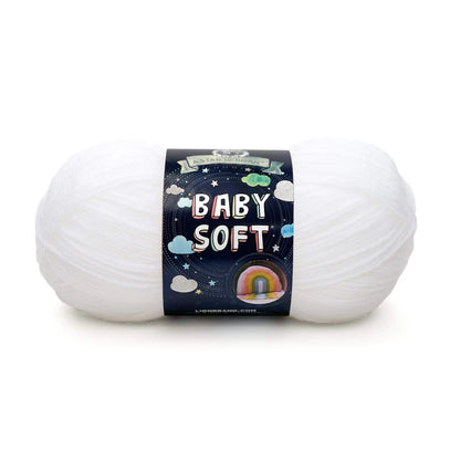 Lion Brand Yarns Baby Soft - White