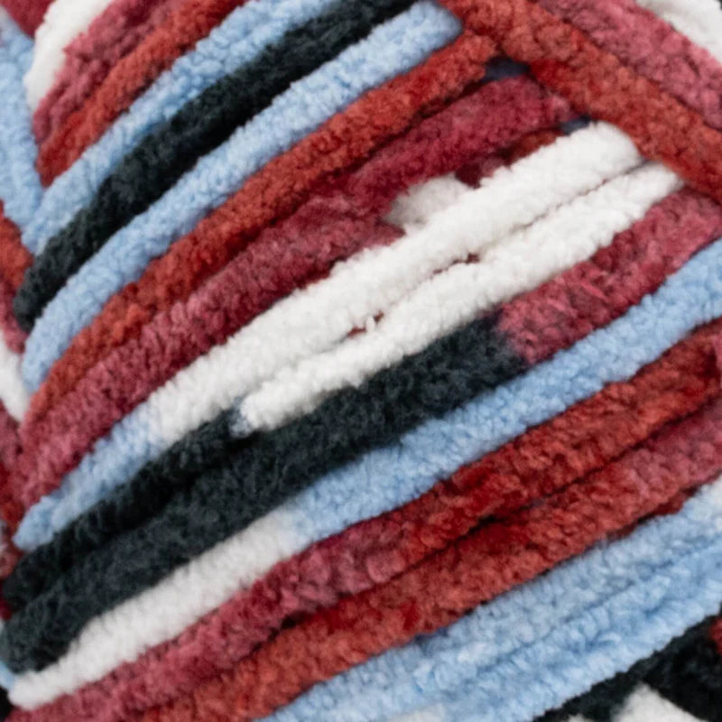 Lion Brand Yarns Cover Story Favorite Blanket - Burrr-Berry