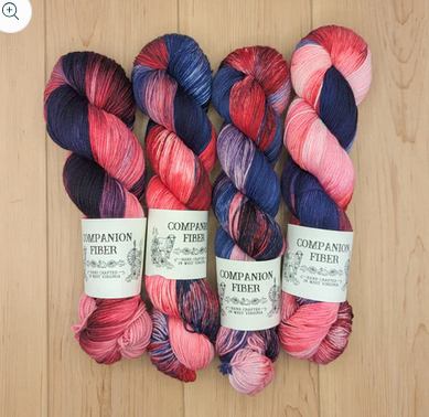 Companion Fiber Yarn - Berry Pickin'