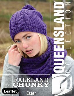 Queensland Collection Ester Hat & Cowl - Knitting Pattern