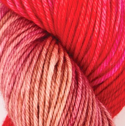 Symfonie Bella Variegated  Worsted- Rhubarb
