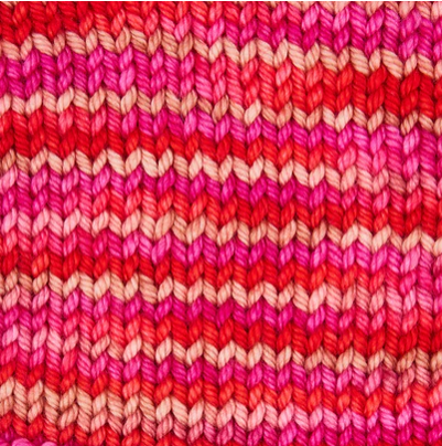 Symfonie Bella Variegated  Worsted- Rhubarb
