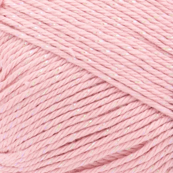 Lion Brand Yarns 24/7 Cotton DK Sparkle - Pink Diamond