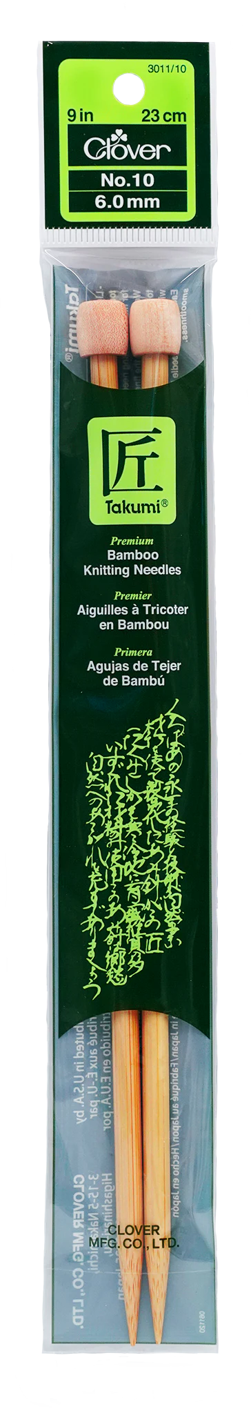 Clover Takumi Bamboo Single Point Knitting Needles