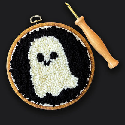 The Urban Acres Punch Needle Kit - Spooky Ghost