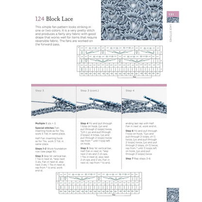 Tunisian Crochet Stitch Dictionary - Step-By-Step Guide by Anna Nikipirowicz