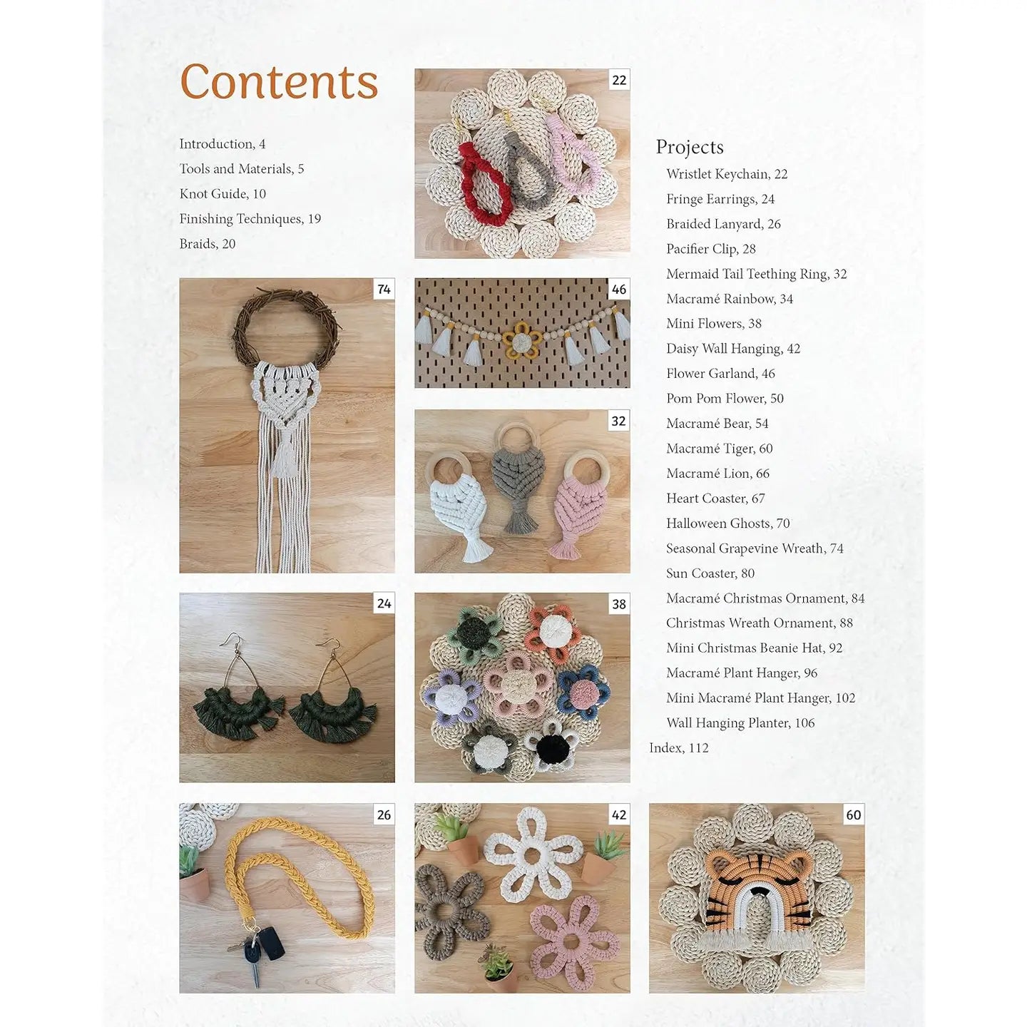 Adorable Macrame - Easy Techniques To Make Over 20 Projects! by Stacy Malimban