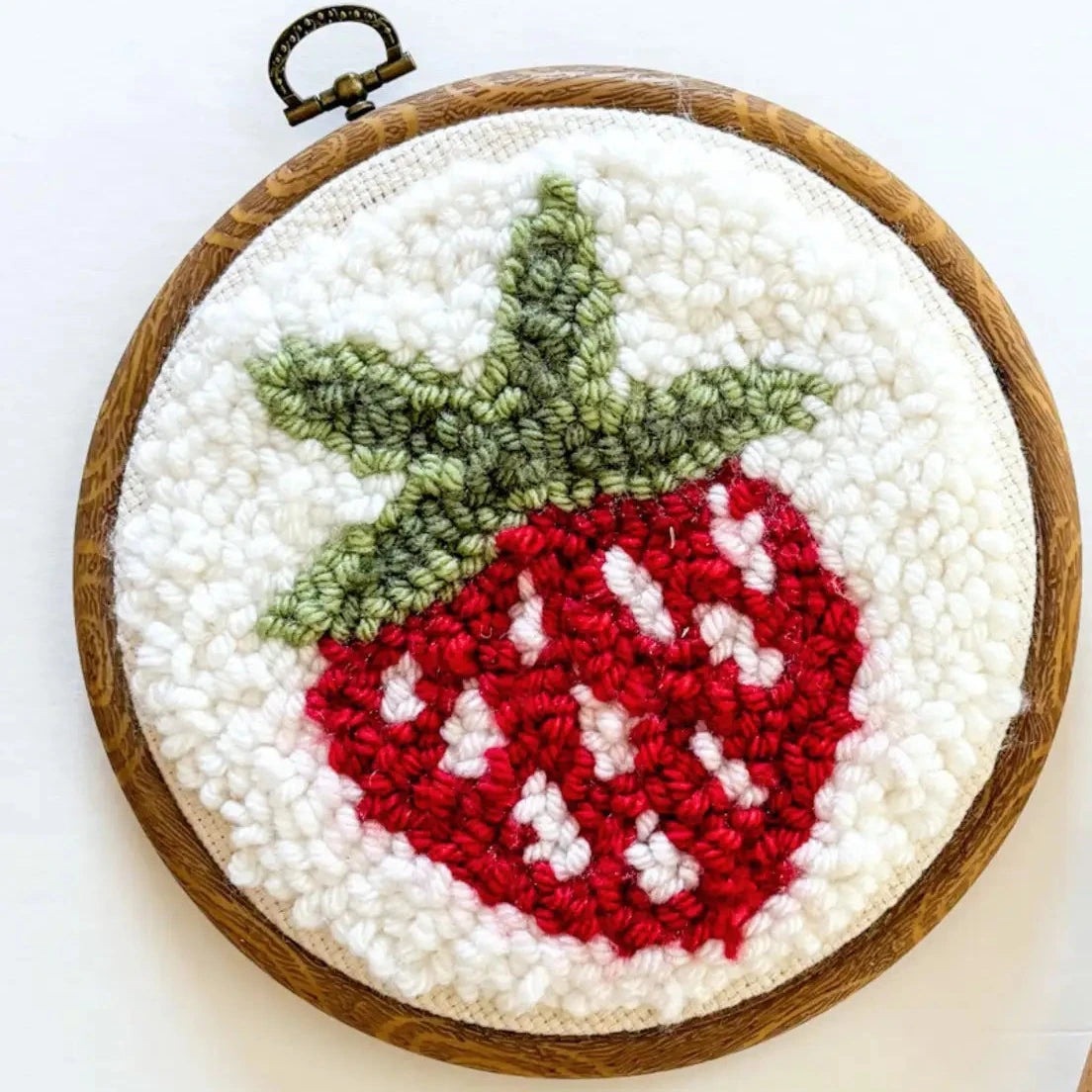 The Urban Acres Punch Needle Kit - Strawberry