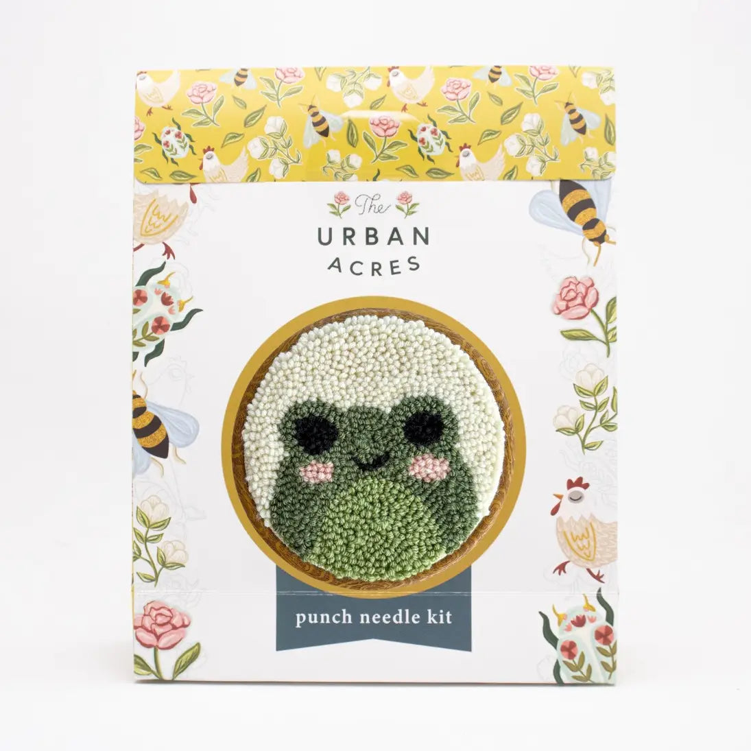The Urban Acres Punch Needle Kit - Frog