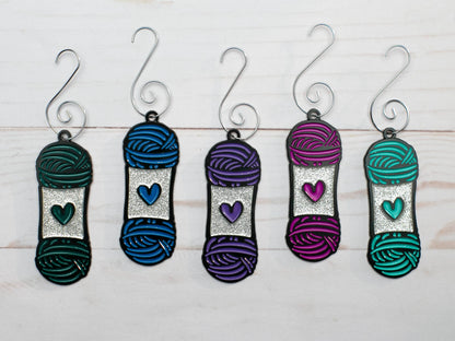 Fox & Pine Stitches - Yarn Skein Christmas Ornament