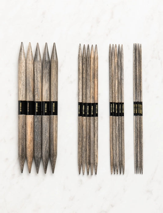 Lykke 6" Double Pointed Needles - Driftwood