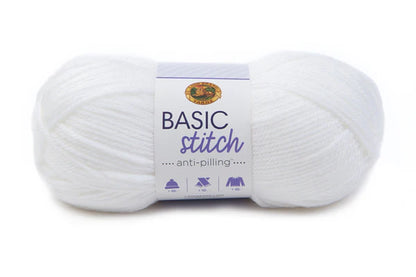 Lion Brand Yarns Basic Stitch - White