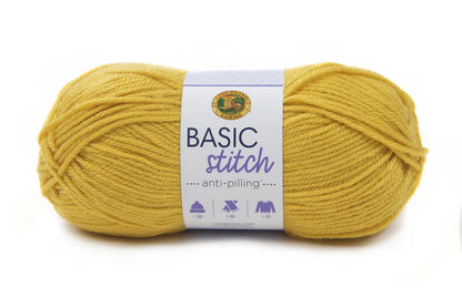 Lion Brand Yarns Basic Stitch - Mustard