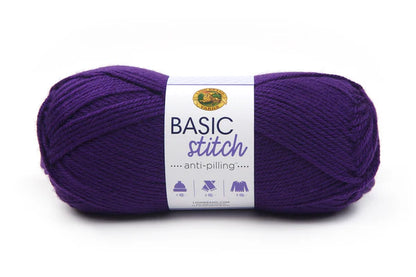 Lion Brand Yarns Basic Stitch - Purple