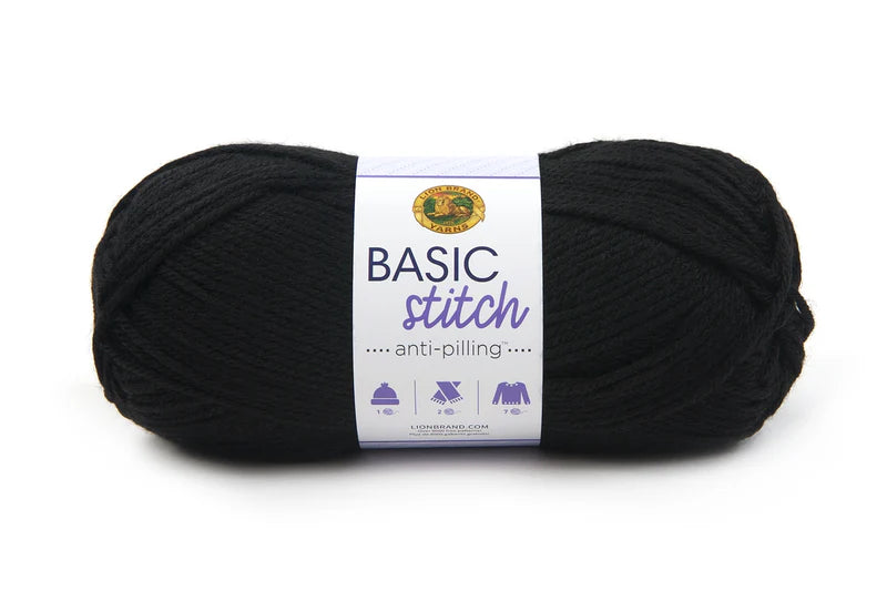 Lion Brand Yarns Basic Stitch - Black